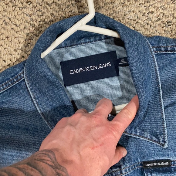 Calvin Klein mens Jean jacket - Picture 2 of 4